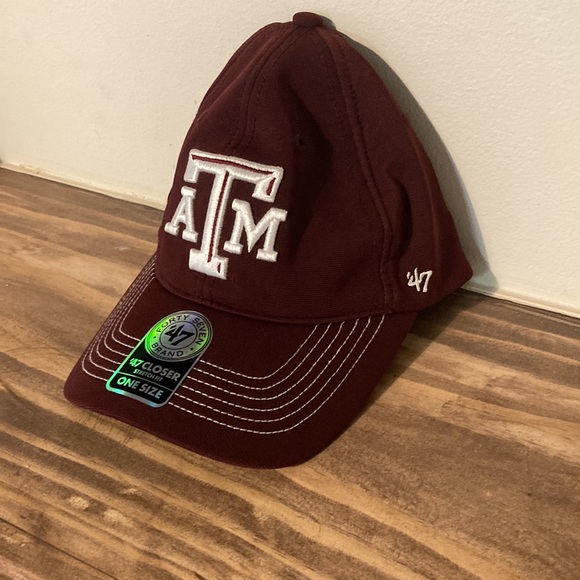 Texas A & M Fitted Stretch Fit Hat - Picture 2 of 9